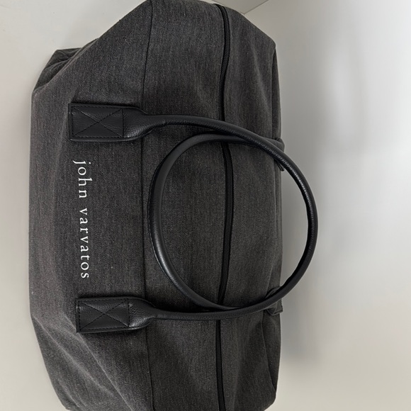 John Varvatos Black Duffel Bag - Picture 3 of 4